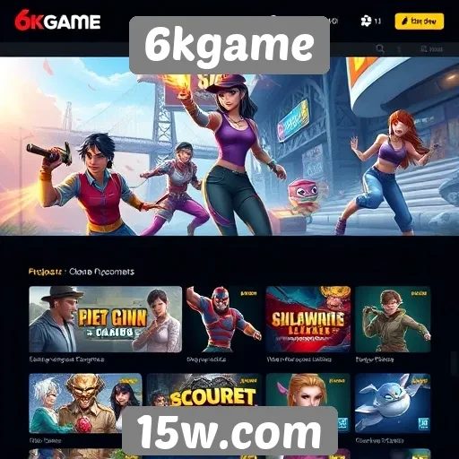 Explorando as funcionalidades do site de jogos 6kgame